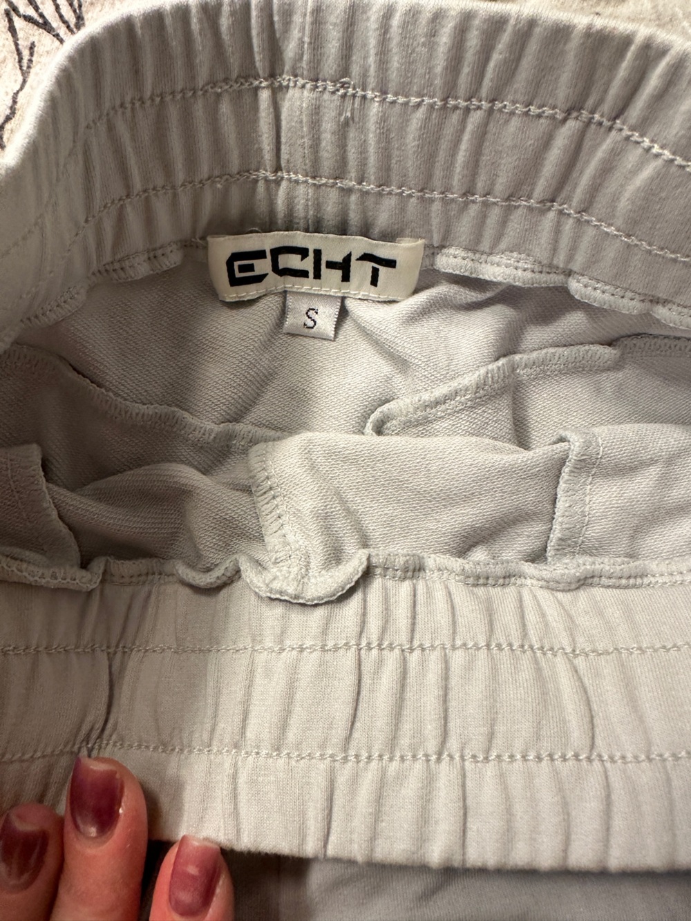 Echt Light Gray Drawstring Sweatpants - Picture 2 of 3